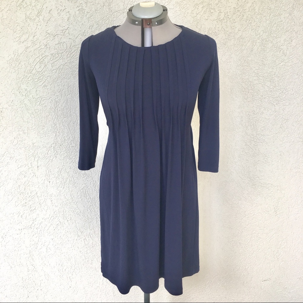 Calvin Klein Pleated Maternity Dress